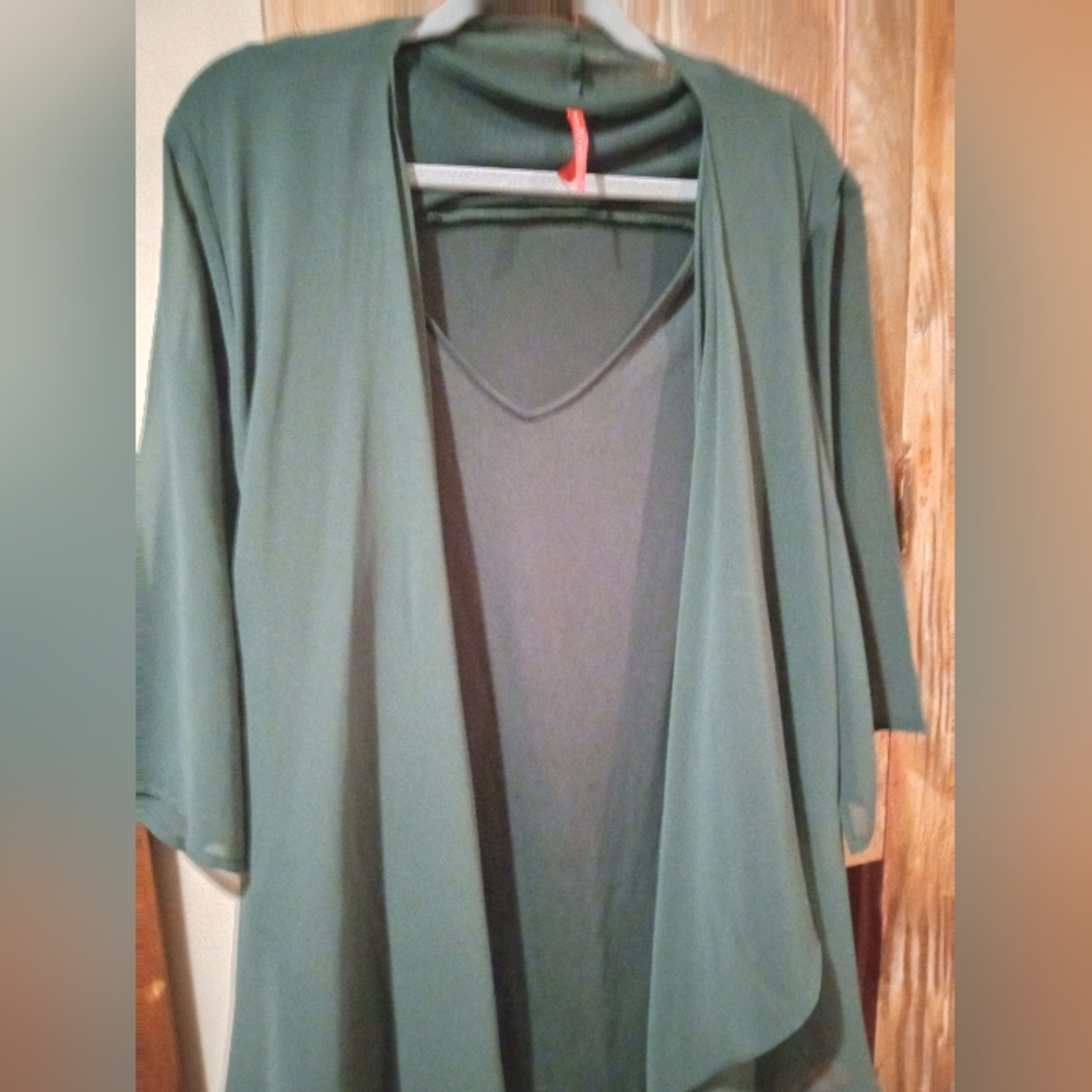 Ruby Ribbon Green Women's Top